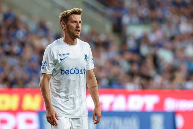 POLAND OUT !!! 2025.08.21 Poznan Pilka nozna 4 Runda Eliminacji Liga Europy Lech Poznan - KRC Genk N z Patrik Hrosovsky Foto Pawel Jaskolka PressFocus 2025.08.21 Poznan Football 4th Qualifying Round UEFA Europa League Lech Poznan - KRC Genk Credit: Pawel Jaskolka PressFocus NEWSPIX.PL --- newspix.pl 