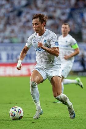 POLAND OUT !!! 2025.08.21 Poznan Pilka nozna 4 Runda Eliminacji Liga Europy Lech Poznan - KRC Genk N z Hyeongyu Oh Foto Pawel Jaskolka PressFocus 2025.08.21 Poznan Football 4th Qualifying Round UEFA Europa League Lech Poznan - KRC Genk Credit: Pawel Jaskolka PressFocus NEWSPIX.PL --- newspix.pl 