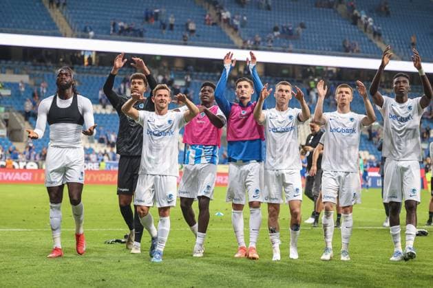 POLAND OUT !!! 2025.08.21 Poznan Pilka nozna 4 Runda Eliminacji Liga Europy Lech Poznan - KRC Genk N z Patrik Hrosovsky Foto Pawel Jaskolka PressFocus 2025.08.21 Poznan Football 4th Qualifying Round UEFA Europa League Lech Poznan - KRC Genk Credit: Pawel Jaskolka PressFocus NEWSPIX.PL --- newspix.pl 