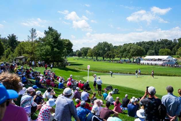 August 21, 2025, Mississauga, On, CANADA: Brooke Henderson putts on the 12th green in the first round of the CPKC WomenöÄÃ s Open at the Mississauga Golf and Country Club in Mississauga, Ont., Thursday, Aug. 21, 2025 Brooke Henderson  - ZUMAc35_ 20250821_zaf_c35_055 Copyright: xThomasxSkrljx