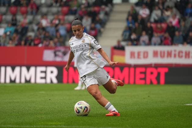 Adriana Folgado (Real Madrid) Deutschland, FC Bayern Campus, FC Bayern München, Frauenfußball, Fußball, München, Real Madrid, Testspiel Copyright: xMirjamxGeigerx
