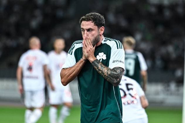 Panathinaikos v Samsunspor - UEFA Champions League Davide Calabria of Panathinaikos plays during the Europa League Play-offs, 1st leg match between Panathinaikos and Samsunspor at OAKA Stadium in Athens, Greece, on August 21, 2025.  Copyright: xStefanosxKyriazisx originalFilename:kyriazis-panathin250821_npvID.jpg