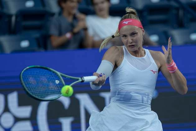 August 21, 2025, Monterrey, Nuevo Leon, Mexico: Rebecca A ramkovoÂ¡ (SVK) in action against Alycia Parks (USA) during their match at the Monterrey Open WTA, Tennis Damen 500. Monterrey Mexico - ZUMAo125 0831109662st Copyright: xAntonioxOjedax