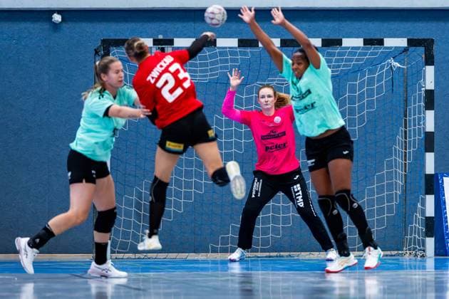 21.08.2025, GER, Handball, Frauen, Saison 2025 2026, 1.BL Alsco Frauen Handball Bundesliga, Testspiel, Thueringer HC - BSV Sachsen Zwickau Christina Loevgren Hallberg (Thueringer HC,1) 99974 Mühlhausen Goermar Görmar-Halle Thüringen Deutschland