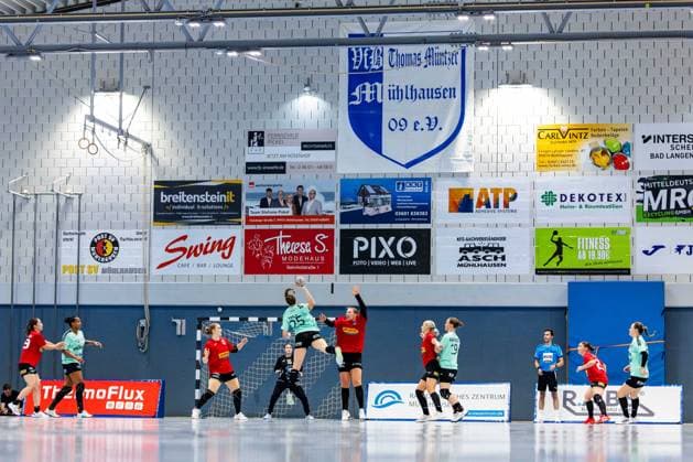 21.08.2025, GER, Handball, Frauen, Saison 2025 2026, 1.BL Alsco Frauen Handball Bundesliga, Testspiel, Thueringer HC - BSV Sachsen Zwickau Kim Ott (Thueringer HC,25) 99974 Mühlhausen Goermar Görmar-Halle Thüringen Deutschland