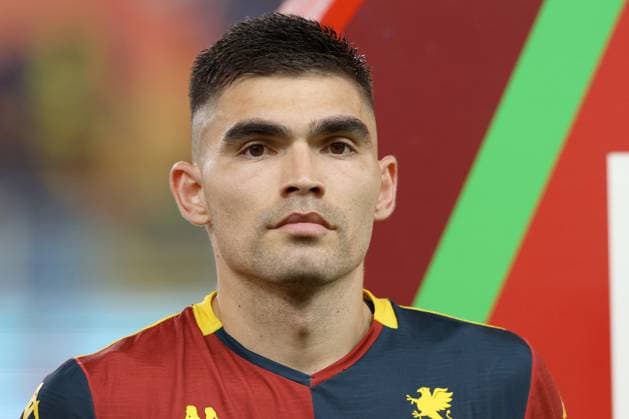 JOHAN VASQUEZ, Genoa, Coppa Italia, Italian Cup, 2025-26, Genoa vs Vicenza 3-0, 15-08-2025, Primo piano, Head shot, Close up COPPA ITALIA 2025-26 GENOA-VICENZA 3-0
