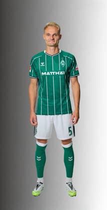 offizieller Portraittermin SV Werder Bremen 2025 2026 Amos Pieper (Werder Bremen 05); 1.BL Porträttermin 2025 2026,