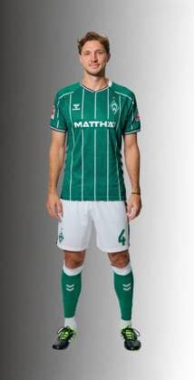 offizieller Portraittermin SV Werder Bremen 2025 2026 Niklas Stark (Werder Bremen 04); 1.BL Porträttermin 2025 2026,