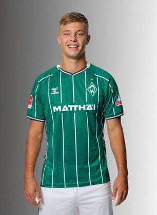 offizieller Portraittermin SV Werder Bremen 2025 2026 Keke Topp (Werder Bremen 42); 1.BL Porträttermin 2025 2026,