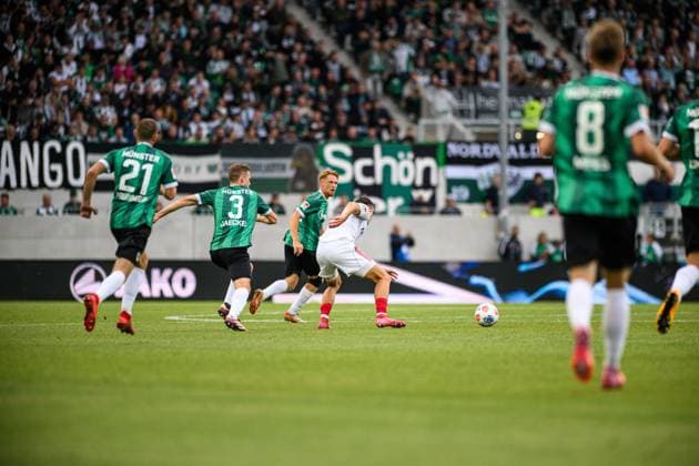 MUNSTER, GERMANY - 22 AUGUST, 2025: , The football match of 2.Bundesliga SC Preussen Munster 1. FC Nurnberg at LVM-Preussenstadion  Copyright: xVITALIIxKLIUIEVx