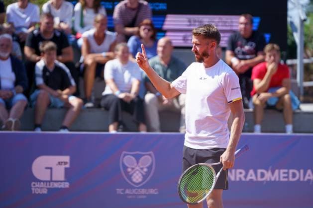 ATP50 Challenger Schwaben Open, Augsburg, 22.08.2025 Cedrik-Marcel Stebe (GER; Germany) ATP50 Challenger Schwaben Open, Augsburg, 22.08.2025 Copyright: xBEAUTIFULxSPORTSx Pajonkx