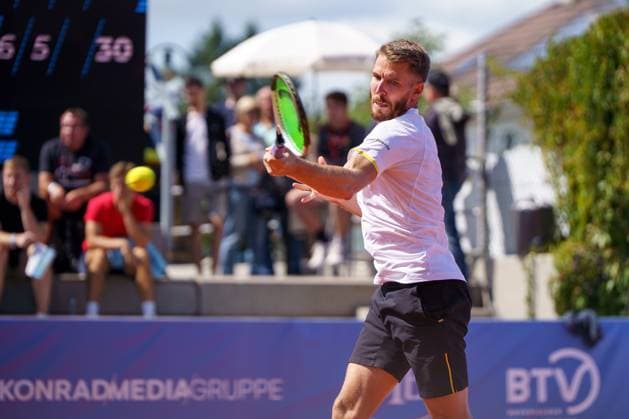 ATP50 Challenger Schwaben Open, Augsburg, 22.08.2025 Cedrik-Marcel Stebe (GER; Germany) ATP50 Challenger Schwaben Open, Augsburg, 22.08.2025 Copyright: xBEAUTIFULxSPORTSx Pajonkx