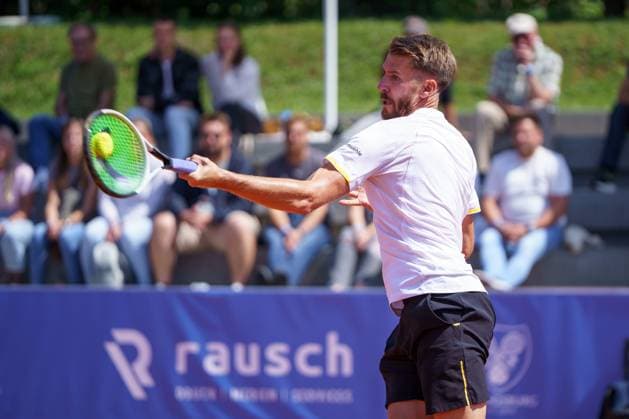 ATP50 Challenger Schwaben Open, Augsburg, 22.08.2025 Cedrik-Marcel Stebe (GER; Germany) ATP50 Challenger Schwaben Open, Augsburg, 22.08.2025 Copyright: xBEAUTIFULxSPORTSx Pajonkx