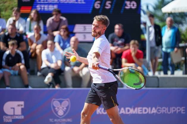 ATP50 Challenger Schwaben Open, Augsburg, 22.08.2025 Cedrik-Marcel Stebe (GER; Germany) ATP50 Challenger Schwaben Open, Augsburg, 22.08.2025 Copyright: xBEAUTIFULxSPORTSx Pajonkx