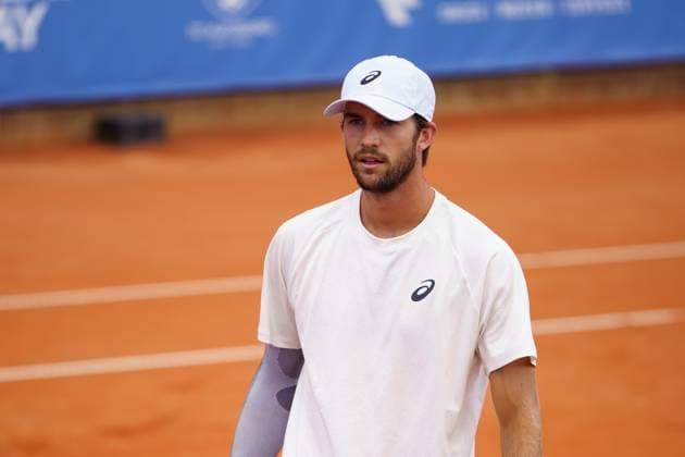 ATP50 Challenger Schwaben Open, Augsburg, 22.08.2025 Henri Squire (GER; Germany) ATP50 Challenger Schwaben Open, Augsburg, 22.08.2025 Copyright: xBEAUTIFULxSPORTSx Pajonkx