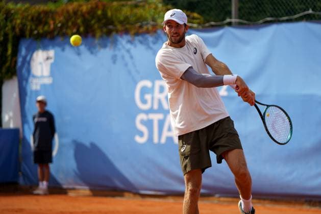 ATP50 Challenger Schwaben Open, Augsburg, 22.08.2025 Henri Squire (GER; Germany) ATP50 Challenger Schwaben Open, Augsburg, 22.08.2025 Copyright: xBEAUTIFULxSPORTSx Pajonkx