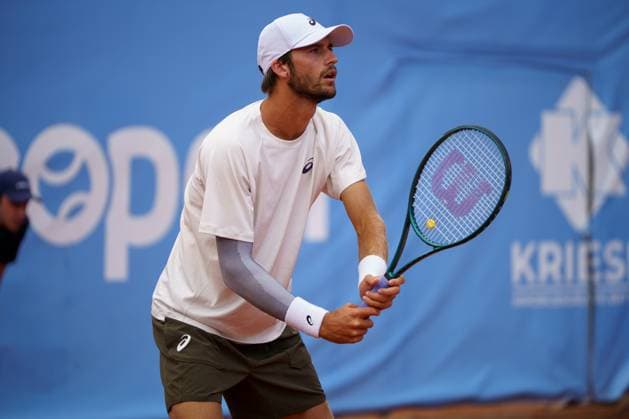 ATP50 Challenger Schwaben Open, Augsburg, 22.08.2025 Henri Squire (GER; Germany) ATP50 Challenger Schwaben Open, Augsburg, 22.08.2025 Copyright: xBEAUTIFULxSPORTSx Pajonkx