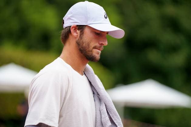 ATP50 Challenger Schwaben Open, Augsburg, 22.08.2025 Henri Squire (GER; Germany) ATP50 Challenger Schwaben Open, Augsburg, 22.08.2025 Copyright: xBEAUTIFULxSPORTSx Pajonkx
