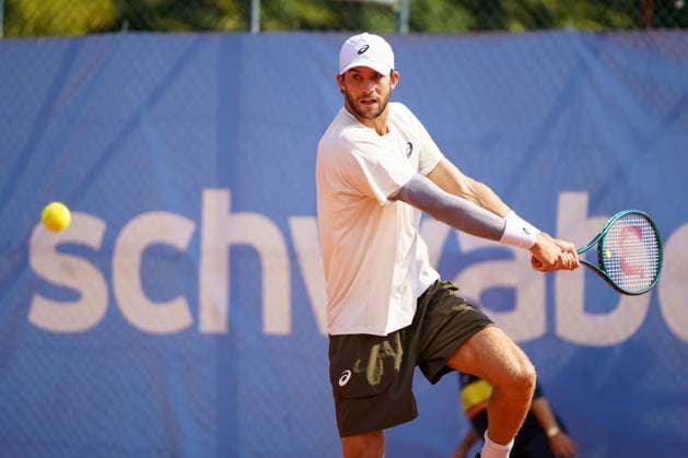 ATP50 Challenger Schwaben Open, Augsburg, 22.08.2025 Henri Squire (GER; Germany) ATP50 Challenger Schwaben Open, Augsburg, 22.08.2025 Copyright: xBEAUTIFULxSPORTSx Pajonkx