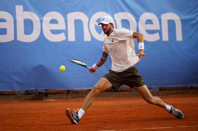 ATP50 Challenger Schwaben Open, Augsburg, 22.08.2025 Henri Squire (GER; Germany) ATP50 Challenger Schwaben Open, Augsburg, 22.08.2025 Copyright: xBEAUTIFULxSPORTSx Pajonkx