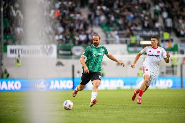 MUNSTER, GERMANY - 22 AUGUST, 2025: , The football match of 2.Bundesliga SC Preussen Munster 1. FC Nurnberg at LVM-Preussenstadion  Copyright: xVITALIIxKLIUIEVx