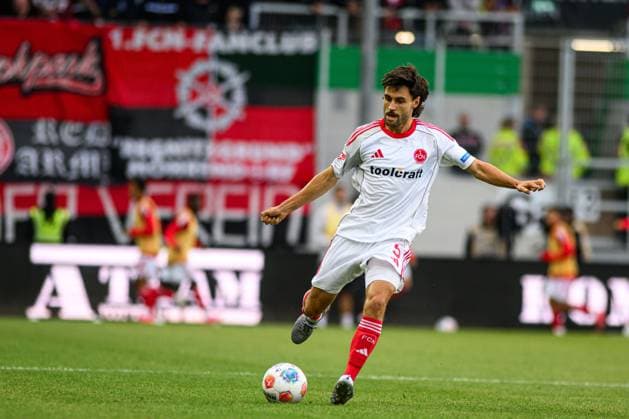 MUNSTER, GERMANY - 22 AUGUST, 2025: Tom Baack, The football match of 2.Bundesliga SC Preussen Munster 1. FC Nurnberg at LVM-Preussenstadion  Copyright: xVITALIIxKLIUIEVx