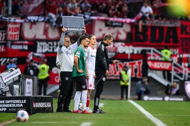 MUNSTER, GERMANY - 22 AUGUST, 2025: Artem Stepanov, The football match of 2.Bundesliga SC Preussen Munster 1. FC Nurnberg at LVM-Preussenstadion  Copyright: xVITALIIxKLIUIEVx