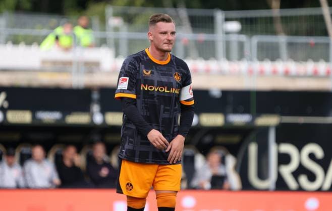 22.08.2025, Fussball, Herren, 2. Bundesliga, Saison 2025 2026, SV 07 Elversberg - 1. FC Kaiserslautern, Marlon Ritter (1. FC Kaiserslautern) Elversberg Ursapharm-Arena an der Kaiserlinde Saarland Deutschland (DE)