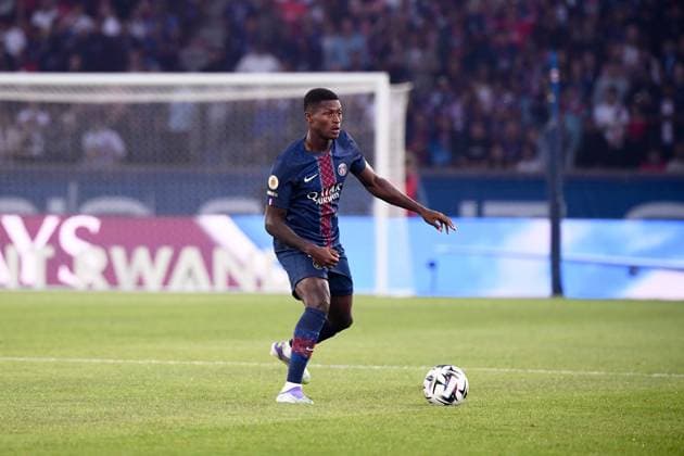 Paris Saint-Germain v Angers SCO - Ligue 1 McDonald s 2025 2026 25 Nuno MENDES (psg) during Ligue 1 McDonald s match between Paris and Angers at Parc des Princes on August 22, 2025 in Paris, France. Paris France  Copyright: xFEPx 776370786