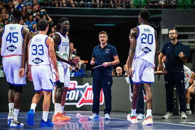 Gianmarco Pozzecco Nazionale Italiana Maschile Senior - Torneo dell™Acropoli - Amichevole Italia Italy - Grecia Greece FIP 2025 Atene, 22 08 2025 Foto M.Ceretti Ciamillo-Castoria Athens  Copyright: xmassimoxcerettix