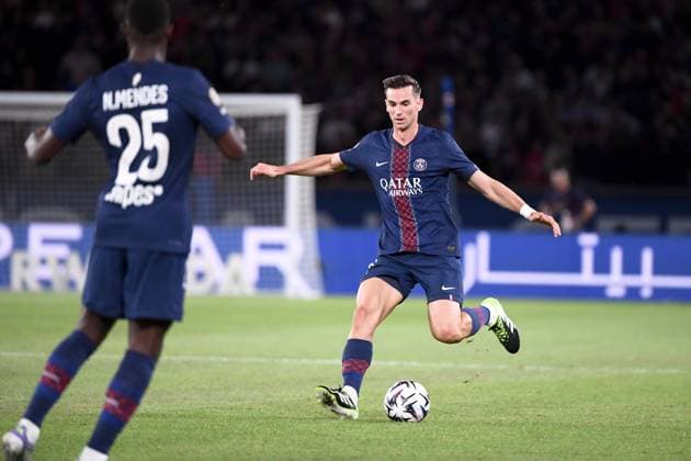 Paris Saint-Germain v Angers SCO - Ligue 1 McDonald s 2025 2026 08 Fabian RUIZ PENA (psg) during Ligue 1 McDonald s match between Paris and Angers at Parc des Princes on August 22, 2025 in Paris, France. Paris France  Copyright: xFEPx 776370786