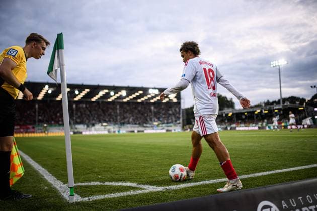 MUNSTER, GERMANY - 22 AUGUST, 2025: Rafael Lubach, The football match of 2.Bundesliga SC Preussen Munster 1. FC Nurnberg at LVM-Preussenstadion  Copyright: xVITALIIxKLIUIEVx