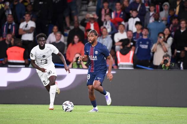 Paris Saint-Germain v Angers SCO - Ligue 1 McDonald s 2025 2026 49 Ibrahim MBAYE (psg) during Ligue 1 McDonald s match between Paris and Angers at Parc des Princes on August 22, 2025 in Paris, France. Paris France  Copyright: xFEPx 776370786