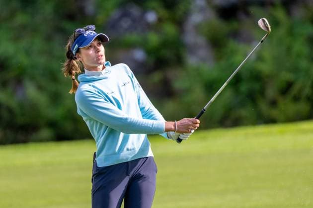 GÖTEBORG 20250822 Alessandra Fanali (ITA), Round 1 of the Hills Ladies Open 2025, held at the Hills Golf Club, Göteborg, Sweden. 22-25 Augusti 2025. GÖTEBORG SVERIGE Golf, Hills Ladies open, LET Tour x11290x