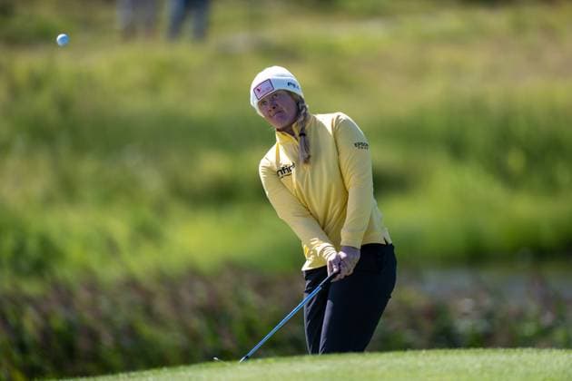 GÖTEBORG 20250822 Ingrid Lindblad (SWE), Round 1 of the Hills Ladies Open 2025, held at the Hills Golf Club, Gothenburg, Sweden. 22-25 Augusti 2025. GÖTEBORG SVERIGE Golf, Hills Ladies open, LET Tour x11290x