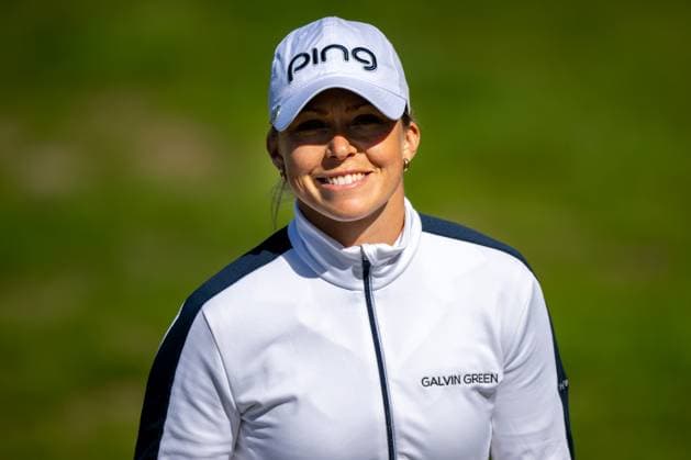 GÖTEBORG 20250822 Corinne Viden (SWE), Round 1 of the Hills Ladies Open 2025, held at the Hills Golf Club, Göteborg, Sweden. 22-25 Augusti 2025. GÖTEBORG SVERIGE Golf, Hills Ladies open, LET Tour x11290x