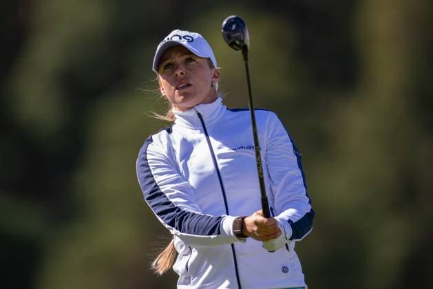 GÖTEBORG 20250822 Corinne Viden (SWE), Round 1 of the Hills Ladies Open 2025, held at the Hills Golf Club, Göteborg, Sweden. 22-25 Augusti 2025. GÖTEBORG SVERIGE Golf, Hills Ladies open, LET Tour x11290x