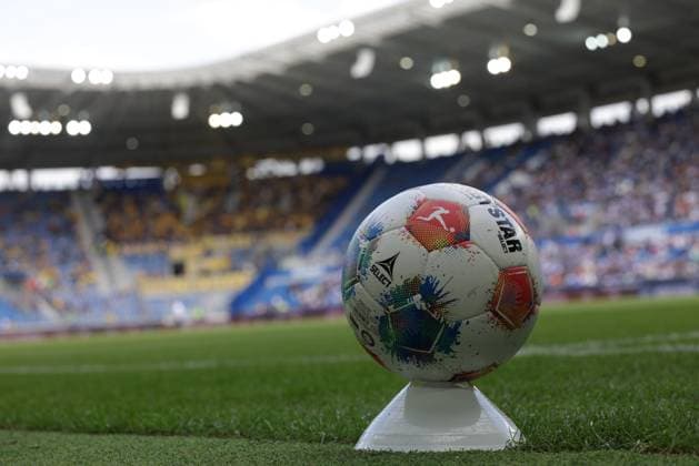 23.08.2025, xhettx, Fussball 2.Bundesliga, Karlsruher SC - Eintracht Braunschweig v.l. Bundesliga Spielpark (DFL DFB REGULATIONS PROHIBIT ANY USE OF PHOTOGRAPHS as IMAGE SEQUENCES and or QUASI-VIDEO) Karlsruhe