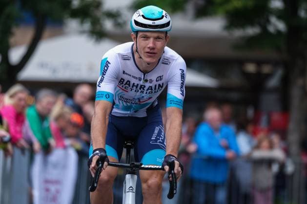 Radsport UCI ProSeries Men Elite LIDL Deutschland Tour 2025 Etappe 3 Arnsberg - Kassel am 23.08.2025 Phil Bauhaus ( BAHRAIN VICTORIOUS )