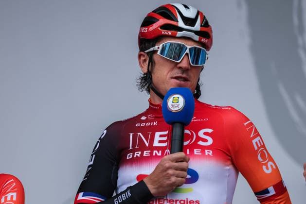 Radsport UCI ProSeries Men Elite LIDL Deutschland Tour 2025 Etappe 3 Arnsberg - Kassel am 23.08.2025 Geraint Thomas ( INEOS GRENADIERS )