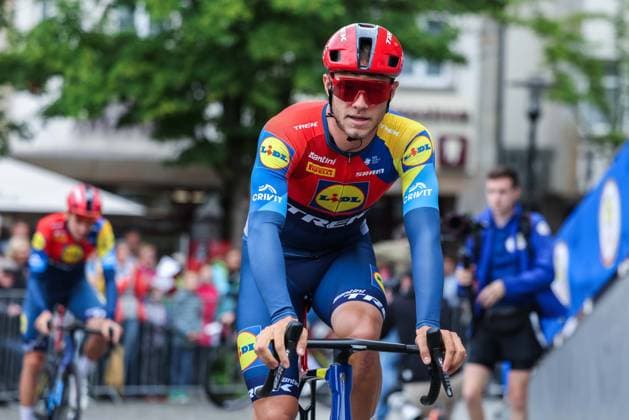Radsport UCI ProSeries Men Elite LIDL Deutschland Tour 2025 Etappe 3 Arnsberg - Kassel am 23.08.2025 Jonathan Milan ( LIDL - Trek )