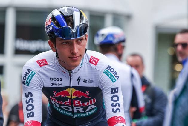 Radsport UCI ProSeries Men Elite LIDL Deutschland Tour 2025 Etappe 3 Arnsberg - Kassel am 23.08.2025 Florian Lipowitz ( RED BULL - BORA - HANSGROHE )