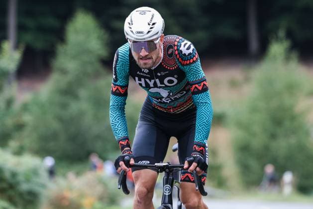 Radsport UCI ProSeries Men Elite LIDL Deutschland Tour 2025 Etappe 3 Arnsberg - Kassel am 23.08.2025 Vinzent Dorn ( BIKE AID )