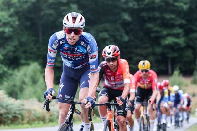 Radsport UCI ProSeries Men Elite LIDL Deutschland Tour 2025 Etappe 3 Arnsberg - Kassel am 23.08.2025 Pascal Eenkhoorn ( SOUDAL QUICK-STEP )