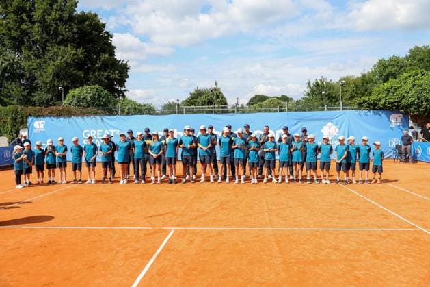 Helfer und Balljungs, Cedrik-Marcel Stebe (GER) vs. Alexander Ritschard (SUI), ATP, Tennis Herren Challenger Schwaben Open, Herren, Finale, Einzel, Tennis, 23.08.2025 Augsburg Bayern Deutschland
