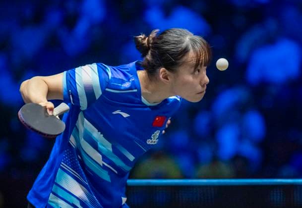 Sport Bilder des Tages MALMÖ 2025-08-23 Shi Xunyao fran Kina (bilden) förlorade mot Wang Manyu fran Kina med 0-4 i set i semifinalen i damsingel i Europe Smash Sweden 2025 WTT Grand Smash i Malmö Arena pa lördagen. MALMÖ SVERIGE x50090x *** MALMÖ 2025 08 23 Shi Xunyao from China lost to Wang Manyu from China with 0 4 in sets in the semifinals of womens singles in Europe Smash Sweden 2025 WTT Grand Smash in Malmö Arena on Saturday MALMÖ SWEDEN x50090x  Copyright: xJohanxNilssonx xTTx EUROPE SMASH SWEDEN 2025