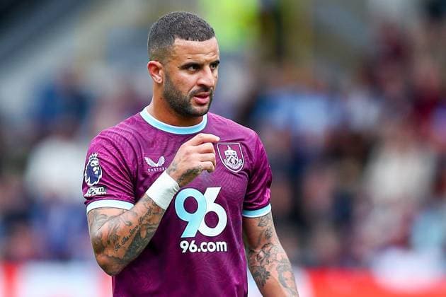 Premier League Burnley v Sunderland Kyle Walker of Burnley during the Premier League match Burnley vs Sunderland at Turf Moor, Burnley, United Kingdom, 23rd August 2025 (Photo by Jorge Horsted News Images) Burnley Turf Moor Lancashire United Kingdom Copyright: xJorgexHorsted NewsxImagesx