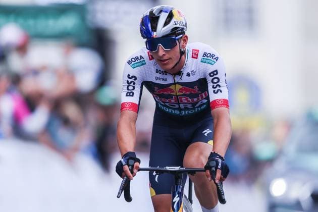 Radsport UCI ProSeries Men Elite LIDL Deutschland Tour 2025 Etappe 3 Arnsberg - Kassel am 23.08.2025 Florian Lipowitz ( RED BULL - BORA - HANSGROHE )