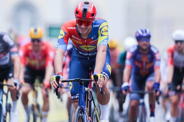 Radsport UCI ProSeries Men Elite LIDL Deutschland Tour 2025 Etappe 3 Arnsberg - Kassel am 23.08.2025 Jonathan Milan ( LIDL - Trek )