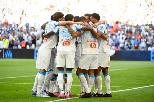 Olympique de Marseille v Paris FC - Ligue 1 McDonald s 2025 2026 Equipe de football de Marseille OM during the Ligue 1 McDonald s match between Olympique de Marseille and Paris FC at Stade Velodrome on August 23, 2025 in Marseille, France. Marseille France  Copyright: xFEPx 776348108